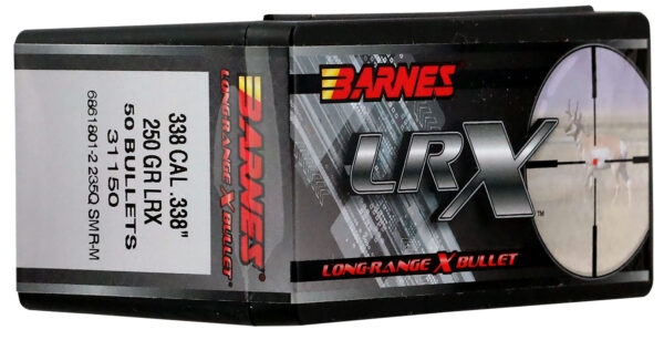 Barnes LRX .338 Caliber 250gr Boat Tail Bullet
