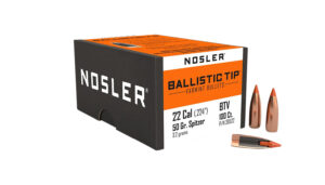 Nosler Ballistic Tip .22 Cal 50 gr Varmint Bullets