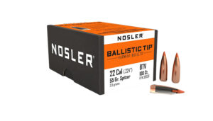 Nosler Ballistic Tip .22 Cal 55 gr Varmint Bullets