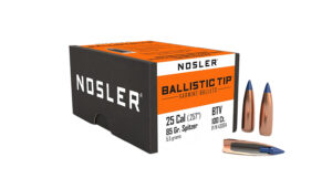 Nosler Ballistic Tip .25 Cal 85gr Spitzer Bullets