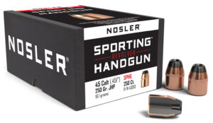 Nosler Sporting Handgun .45 Colt 250gr JHP Bullets