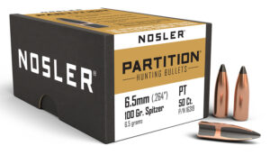 Nosler Partition 6.5mm Creedmoor 100gr Bullets