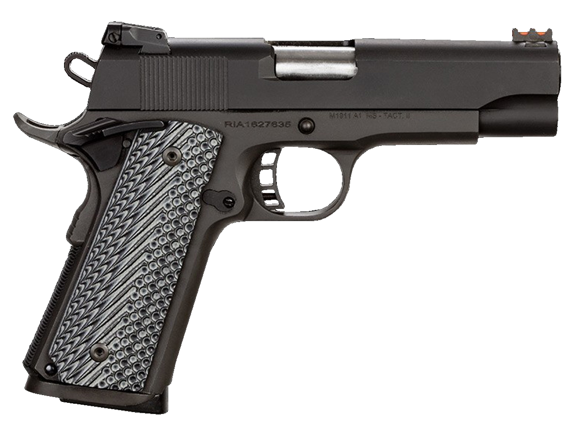 Rock Island M1911A1 Tact II Pistol, .45 ACP, Black, 4.25-Inch