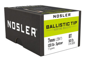 Nosler Ballistic Tip 7mm 120gr Spitzer Hunting Bullets