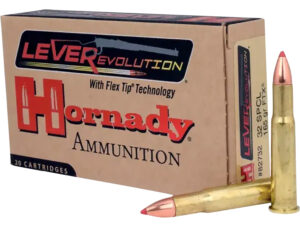 Hornady 82732 LEVERevolution 32WinSpecial 165gr Flex Tip eXpanding 20 Per Box/10 Case