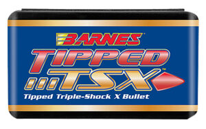 Barnes Bullets 30370 Tipped TSX 30Cal 168gr Boat Tail 50/Box