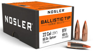 Nosler .22 Cal 60 gr Ballistic Tip Varmint Bullet
