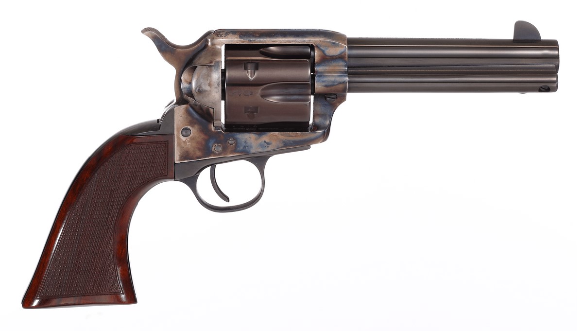 Taylor's & Company Gunfighter Revolver, .45 ACP, 4.75-Inch Barrel, Blued/Walnut, 6-Shot