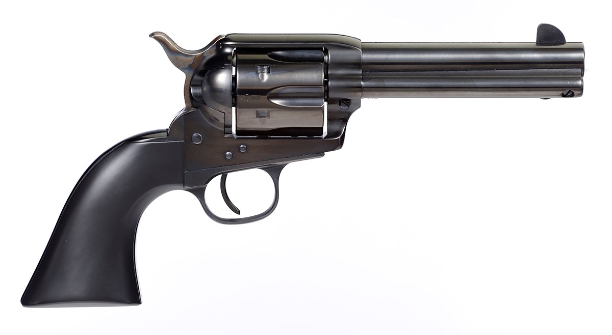 Taylor's & Company Devil Anse Revolver, .45 Colt, 4.75-Inch Barrel, Blued/Black
