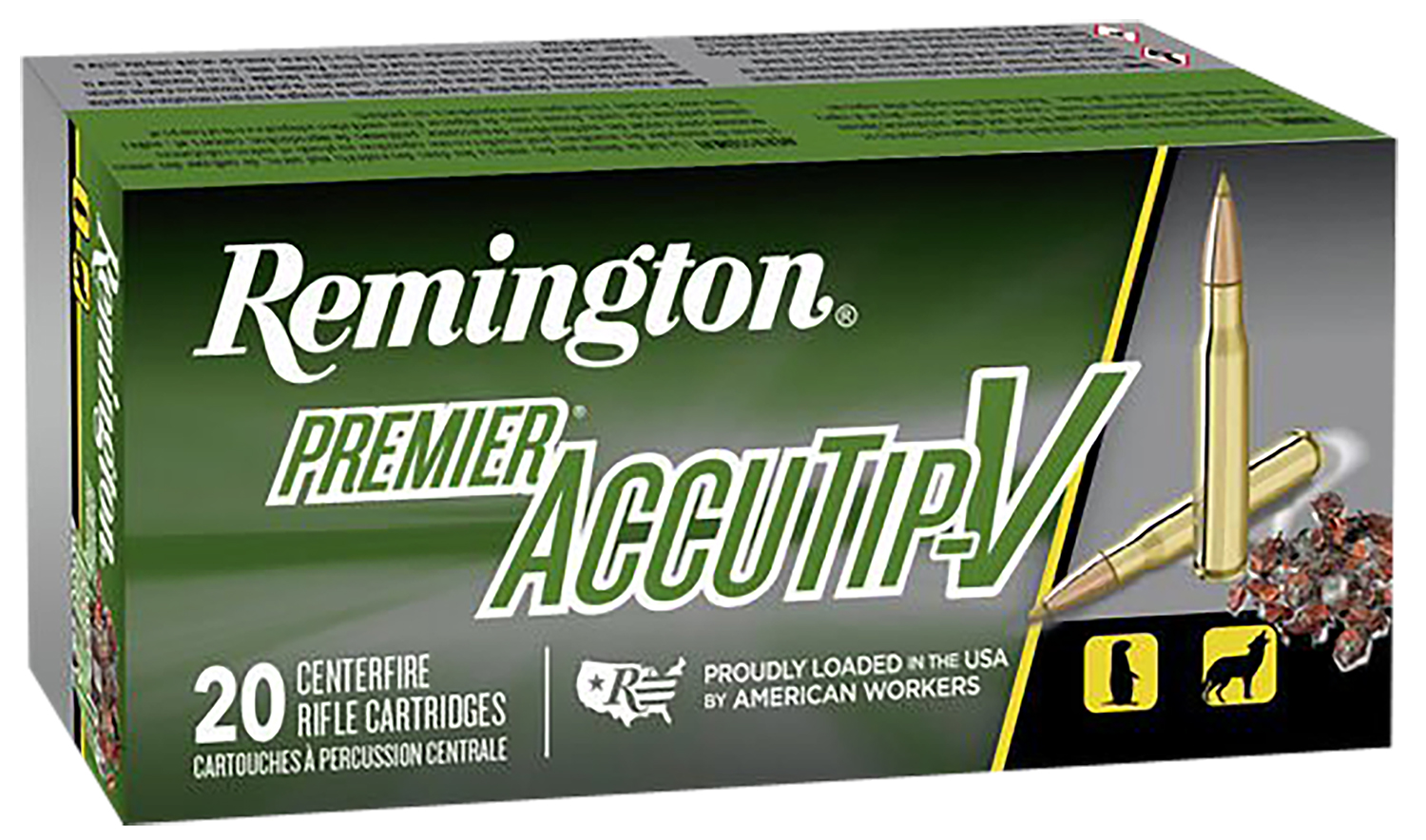 Remington Premier AccuTip-V .223 REM/5.56 NATO 55 gr, 20-Round Box