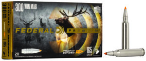 Federal P300WTT2 Premium 300Win Mag 165gr Trophy Bonded Tip 20 Per Box/10 Case