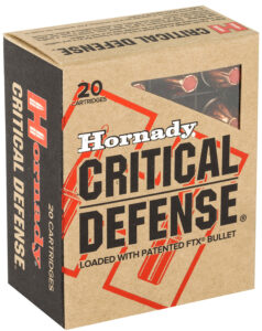 Hornady 90900 Critical Defense 45ACP 185gr Hornady Flex Tip eXpanding 20 Per Box/10 Case