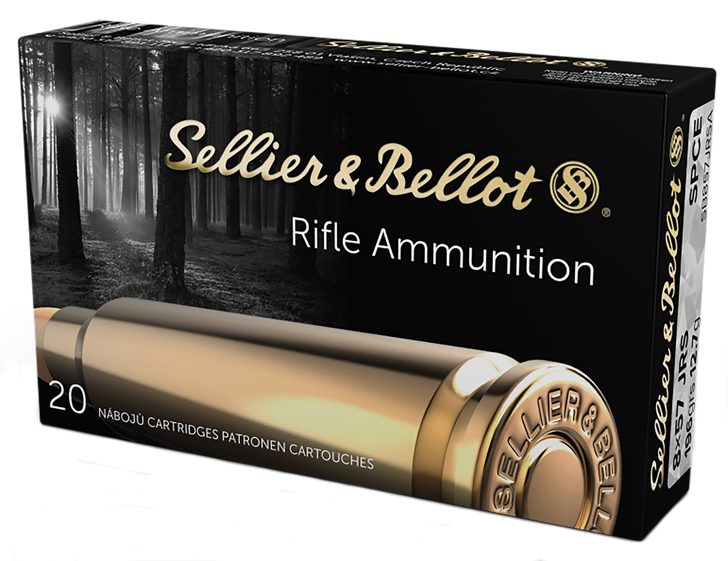 61940.jpg Sellier & Bellot SB857JRSA Rifle 8x57JRS 196gr Soft Point Cut Through Edge 20 Per Box/20 Case