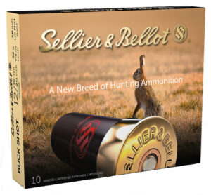 Sellier & Bellot SB12BSI Hunting 12Gauge 2.75" 12Pellets 1 1/8oz 1Buck Shot 10 Per Box/25 Case