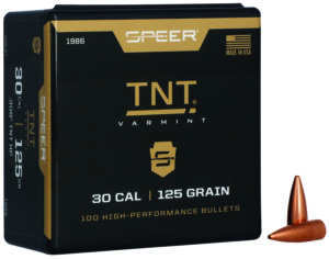 Speer 1986 TNT 30Cal 125gr Jacketed Hollow Point 100 Per Box/5 Case