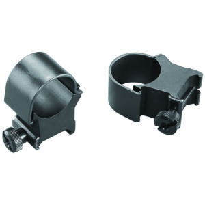 Weaver Detachable Top Mount Rings - Matte Black, 1 Inch Extra High