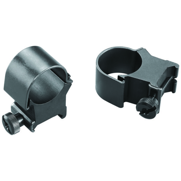 Weaver Detachable Top Mount Rings - Matte Black, 1 Inch Extra High