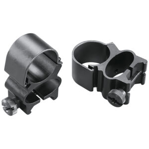 Weaver See-Thru Detachable Scope Rings - Matte Black, 1 Inch