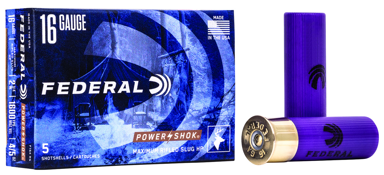 Federal Power-Shok 16 Gauge 2.75-inch Rifled Slug