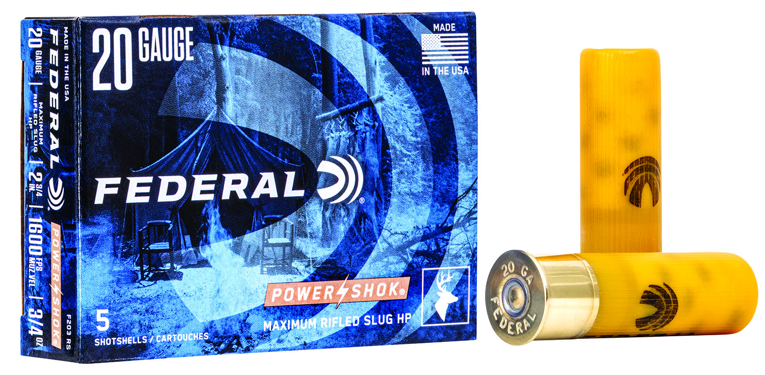Federal Power-Shok 20 Gauge 2.75-inch Rifled Slug