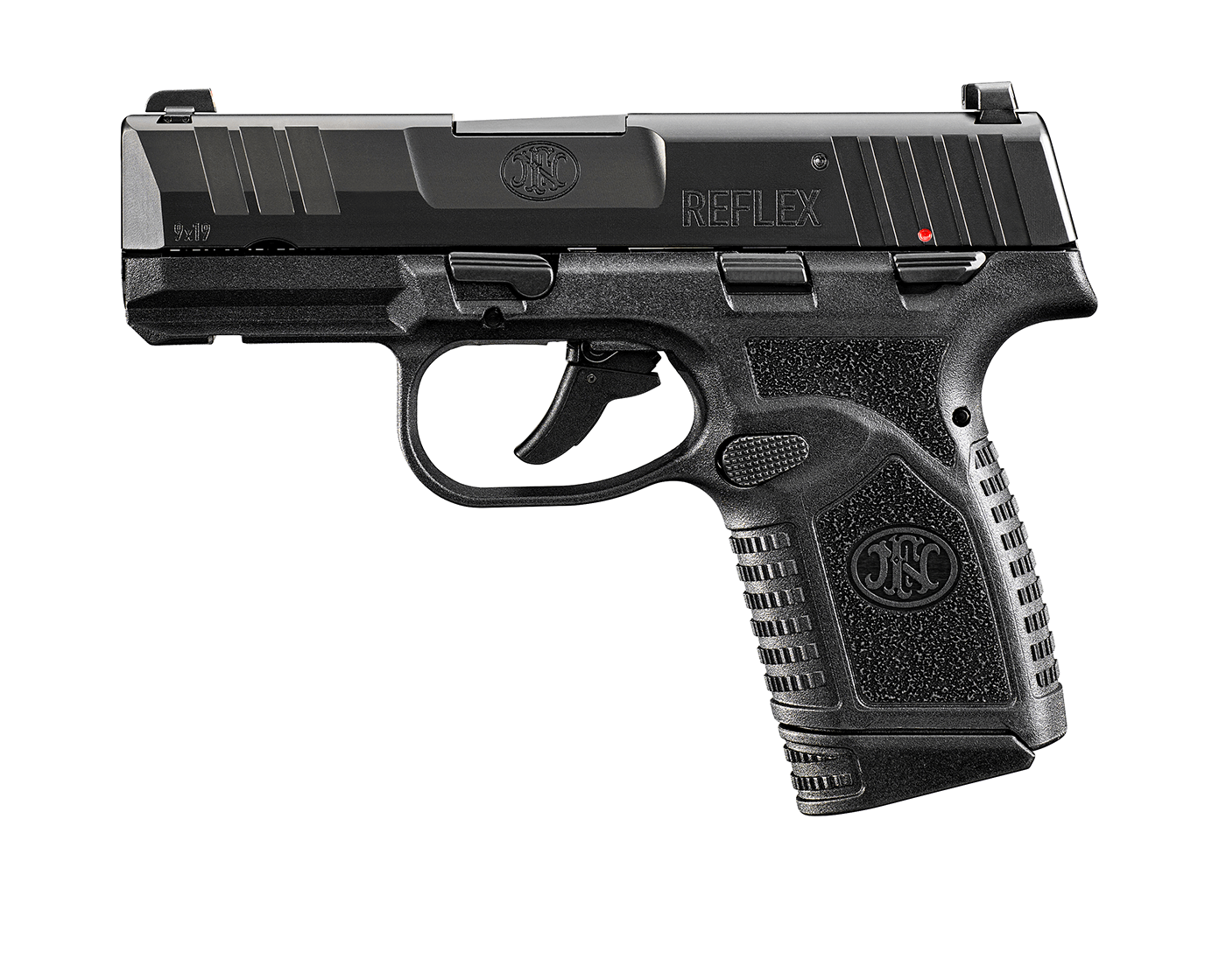 FN Reflex Pistol, 9mm, 3.3-Inch, Black, Safety