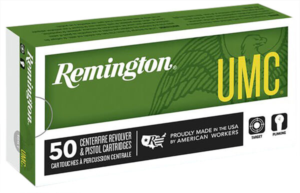 Remington Ammunition 23728 UMC 9mmLuger 115gr Full Metal Jacket 50 Per Box/10 Case