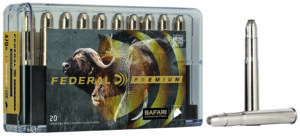 Federal P470T1 Premium Safari Cape-Shok 470NitroExpress 500gr Trophy Bonded Bear Claw 20 Per Box/10 Case