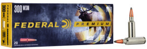 Federal P300WSMB Premium 300WSM 180gr Nosler Partition 20 Per Box/10 Case