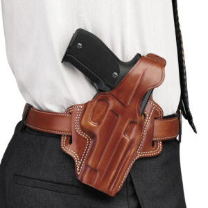 Galco Fletch OWB Belt Slide Holster for Ruger SP101 & Colt Detective Special, Tan