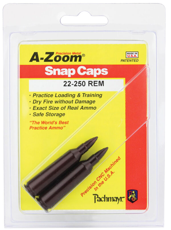 A-Zoom .22-250 Remington Rifle Snap Caps, 2-Pack