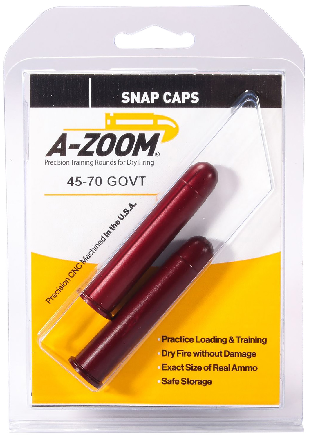 A-Zoom 45-70 Govt Rifle Snap Cap 2-Pack