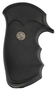 Pachmayr 05054 Decelerator Grip Checkered Black Rubber with Finger Grooves for T/C Contender