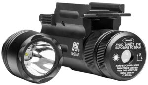 NcStar AQPTFLG Flashlight & Green Laser Combo Black Anodized 150 Lumens White Light Cree LED