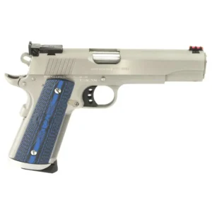 COLT 1911 GOLD CUP TROPHY 45ACP STS BLUE GRIPS 5" 8+1