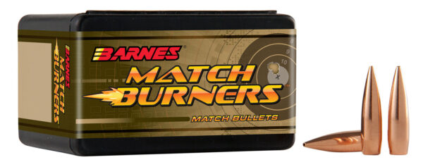 Barnes Bullets 30864 Match Burners 6mm 112gr Boat Tail Match 100/Box