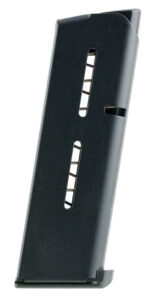 Wilson Combat 47OXCB 1911 7rd Detachable w/ Lo-Profile Steel Floor Plate 45 ACP Black Stainless Steel