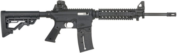 Mossberg 37209 715 Tactical Full Size 22 LR 25+1 16.25" Matte Blued Steel Barrel, Black Picatinny Rail Receiver, Black A2 Adjustable Synthetic Stock, Black Polymer Grip, Right Hand