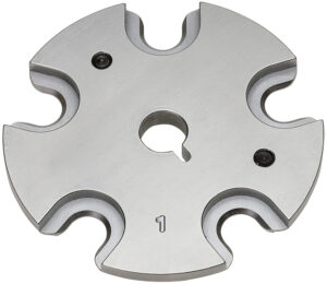 Hornady 392645 Lock-N-Load Shell Plate #45 Silver Multi Caliber Steel