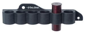 TacStar 1081210 SideSaddle Slimline Mossberg 500/590 12 Gauge 6rds Black Polymer w/Aluminum Mounting Plate