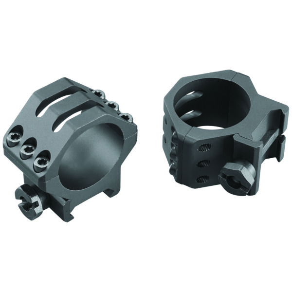 Weaver Mounts 99692 Six-Hole Picatinny Rings Matte Black 30mm Low
