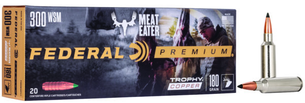 Federal P300WSMTC1 Premium 300WSM 180gr Trophy Copper 20 Per Box/10 Case