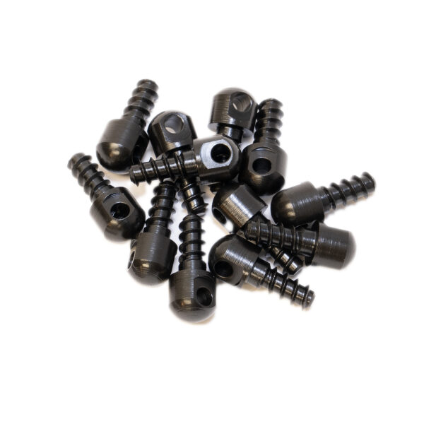GrovTec Wood Screw Swivel Stud, 0.5-inch, 12-Pack