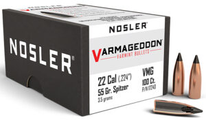 Nosler Varmageddon .22 Cal 55gr Flat Base Tipped Bullets