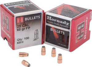 Hornady Traditional Varmint .257 inch 60gr Flat Point Bullets
