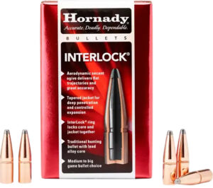 Hornady InterLock .30 Cal 150 gr Boat Tail Soft Point Bullets