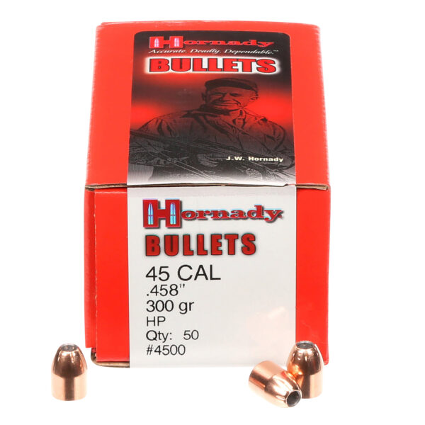 Hornady InterLock .458 Cal Bullets, 300 gr Hollow Point