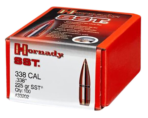 Hornady SST Bullets, .338 Caliber 225gr, 100/Box