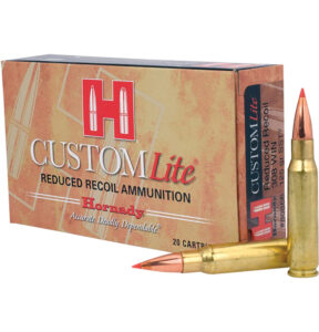 Hornady 80866 Custom Lite 308Win 125gr Super Shock Tip 20 Per Box/10 Case