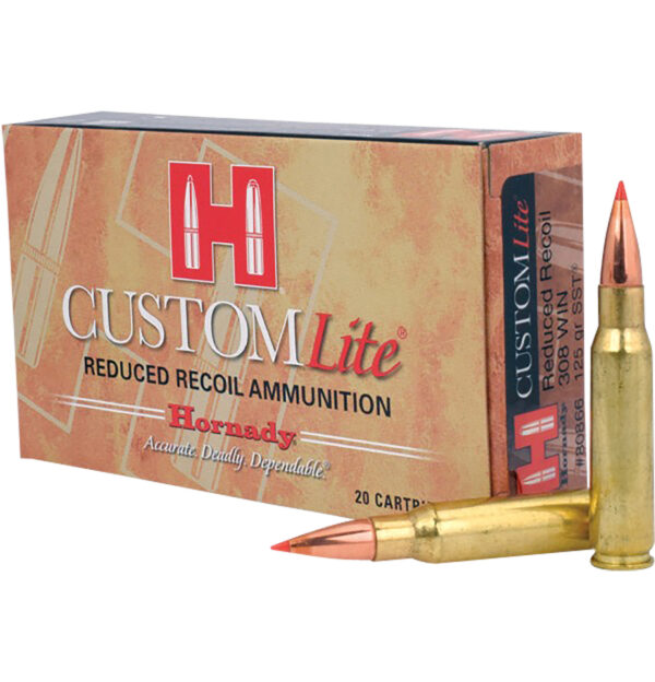 Hornady Custom Lite .308 Winchester 125gr SST, 20-Round Box