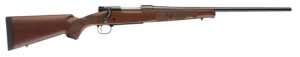 Winchester Guns 535201218 Model 70 Featherweight Compact 7mm-08 Rem Caliber with 5+1 Capacity, 20" Barrel, Brushed Polish Blued Metal Finish & Satin Walnut Fixed Feather Checkered Stock Right Hand